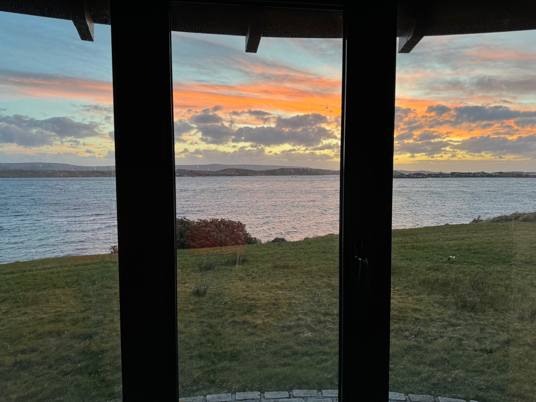 Sunset over the sea