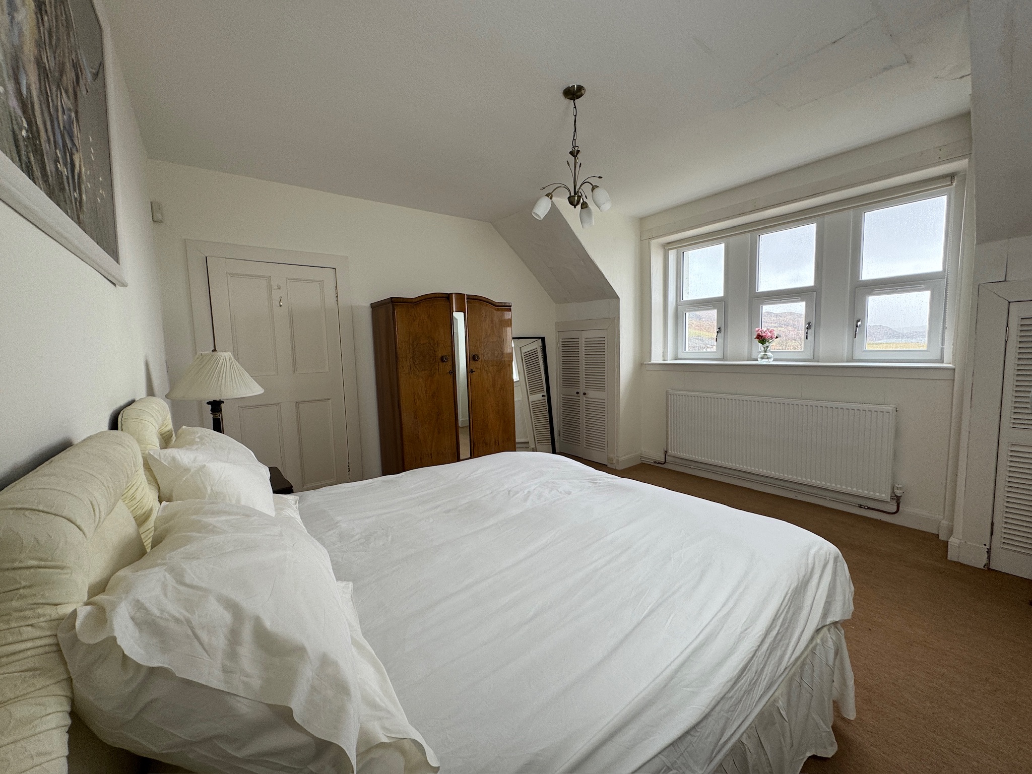 Bedroom with period wardrobe